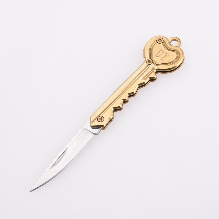 OEM Folding Pocket Knife 3Cr13 Blade 3Cr13 Handle SS-0803(golden)