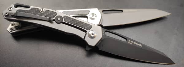 Складной карманный нож Shieldon Barraskewda D2 Blade 3Cr14 + ручка из углеродного волокна 9042S1-B