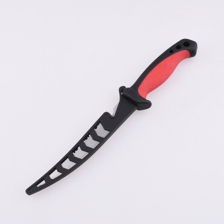 OEM Fixed Fishing Knife 3Cr13 Blade PP + TPR Handle FX-FK001
