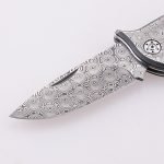 OEM Folding Pocket Knife 7Cr13MoV Blade Olive Wood Handle GC-1603D-OL