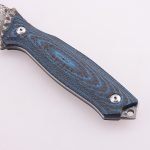 hunting knife prototype 9Cr18MoV Damascus DJ-2503 s05