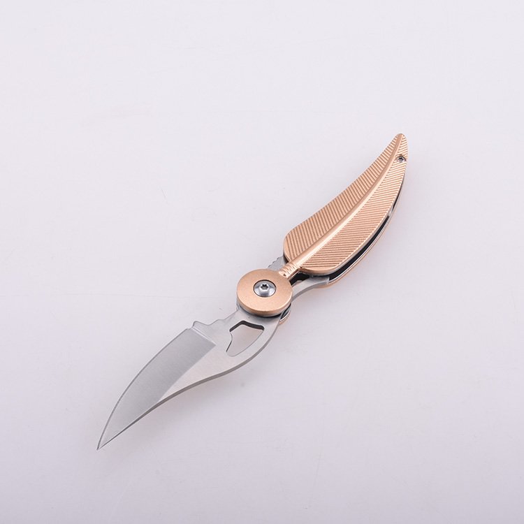 OEM Folding Pocket Knife 4Cr13 Blade Aluminum Handle SR-077A