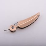 OEM Folding Pocket Knife 4Cr13 Blade Aluminum Handle SR-077A