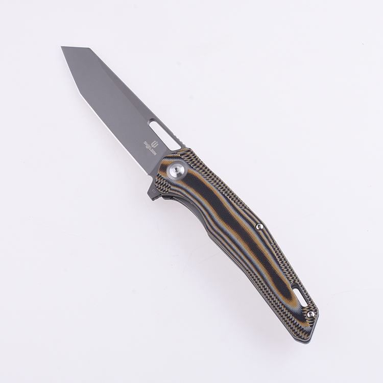 Shieldon Folding Pocket Knife Boa D2 Blade G10 Handle 9043G