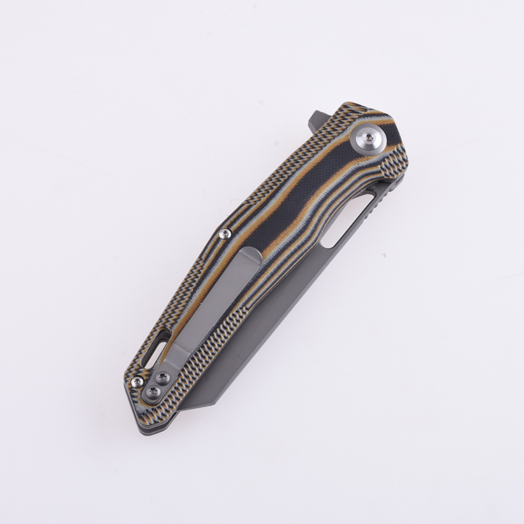 Shieldon Folding Pocket Knife Boa D2 Blade G10 Handle 9043G