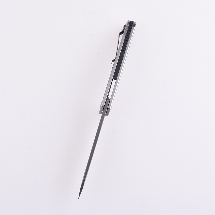Shieldon Pisau Lipat Barraskewda D2 Pisau 3Cr14 + Pegangan Serat Karbon 9042S1-G