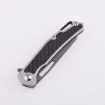 Shieldon Pisau Lipat Barraskewda D2 Pisau 3Cr14 + Pegangan Serat Karbon 9042S1-G