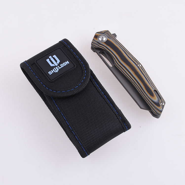 Shieldon Folding Pocket Knife Boa D2 Blade G10 Handle 9043G