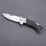 Couteau de poche pliant OEM 7Cr13MoV Lame manche en ébène GC-1603BW