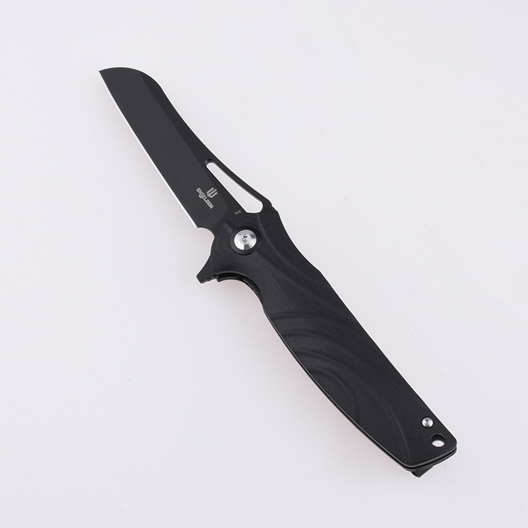 Shieldon 접이식 포켓 나이프 Bazoucan D2 블레이드 G10 핸들 9050G