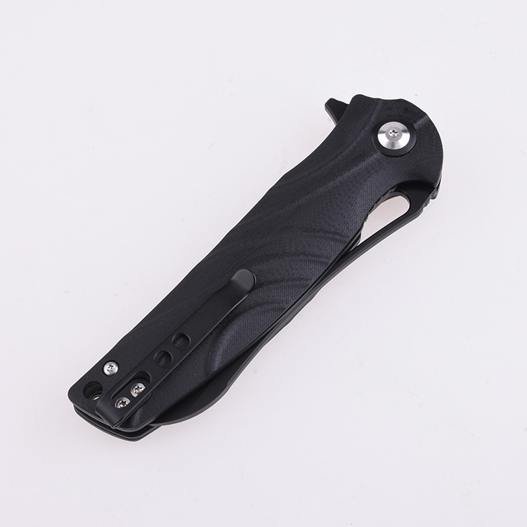 Shieldon 접이식 포켓 나이프 Bazoucan D2 블레이드 G10 핸들 9050G
