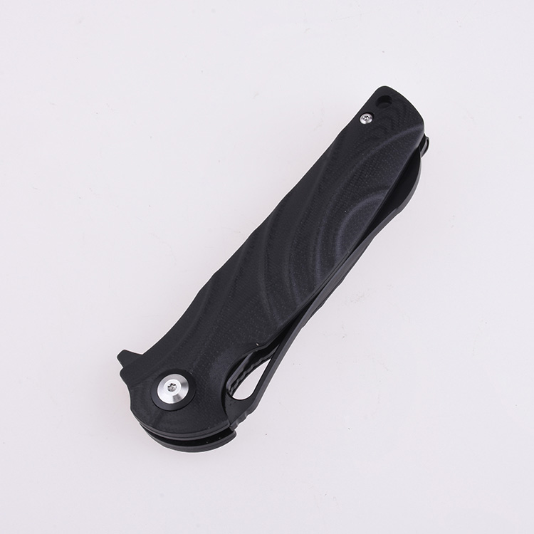 Shieldon 접이식 포켓 나이프 Bazoucan D2 블레이드 G10 핸들 9050G