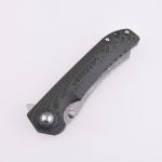 Shieldon Folding Pocket Knife Tortank 9Cr18Mov 67-Layer Damascus Steel Blade G10 + Carbon Fiber Handle 7091D