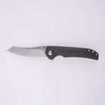 Shieldon Folding Pocket Knife Tortank 9Cr18Mov 67-Layer Damascus Steel Blade G10 + Carbon Fiber Handle 7091D