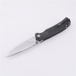 Shieldon Pisau Lipat 9Cr18Mov 67-Lapisan Baja Damaskus Pisau G10 + Pegangan Serat Karbon 7092D