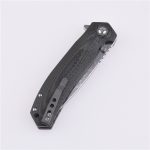 Shieldon Pisau Lipat 9Cr18Mov 67-Lapisan Baja Damaskus Pisau G10 + Pegangan Serat Karbon 7092D