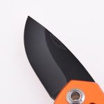 OEM Folding Pocket Knife 2Cr13 Blade Aluminum Handle SS-0802(orange)