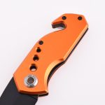 OEM Folding Pocket Knife 2Cr13 Blade Aluminum Handle SS-0802(orange)