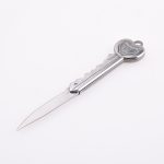 OEM Folding Pocket Knife 3Cr13 Blade 3Cr13 Handle SS-0803(silver)