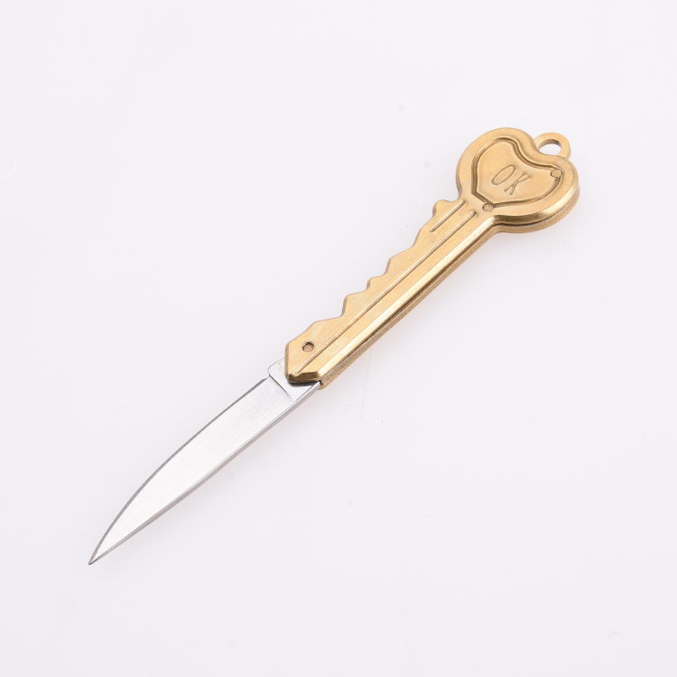OEM Folding Pocket Knife 3Cr13 Blade 3Cr13 Handle SS-0803(golden)