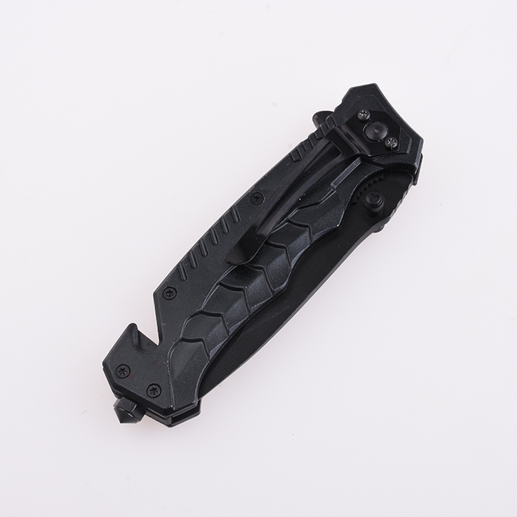 Navaja de bolsillo plegable OEM Hoja 2Cr13 Mango de aluminio SS-0804