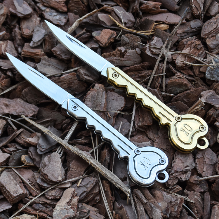 OEM Folding Pocket Knife 3Cr13 Blade 3Cr13 Handle SS-0803(silver)