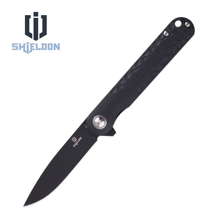 Shieldon Folding Pocket Knife Empoleon D2 Blade G10 Handle 9049G1-B