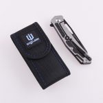 Shieldon Folding Pocket Knife Barraskewda D2 Blade 3Cr14 + Carbon Fiber Handle 9042S1-B