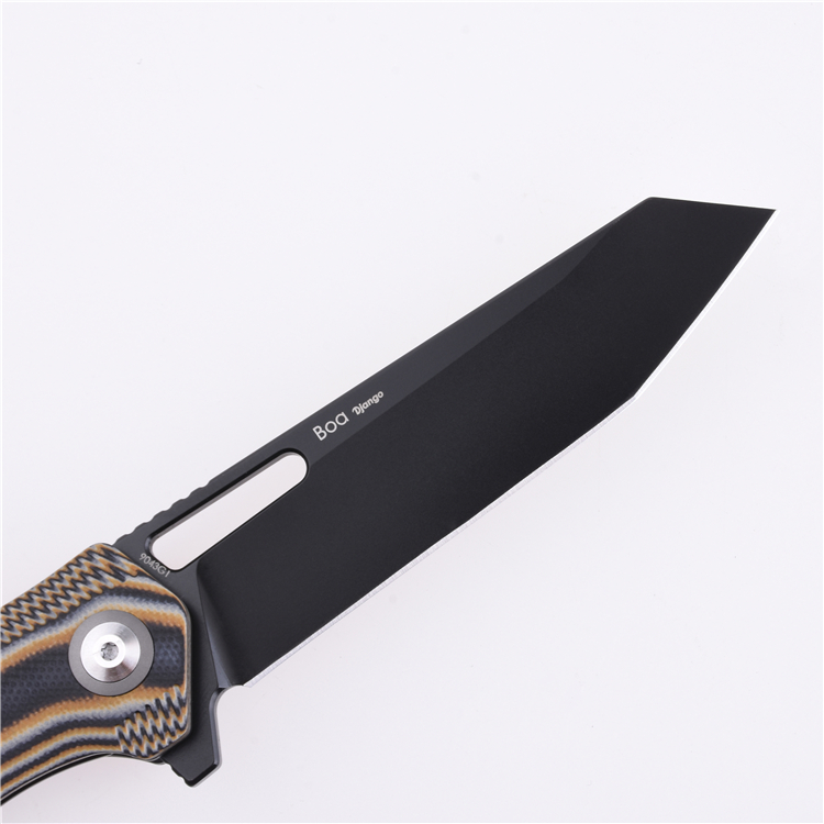 Shieldon Folding Pocket Knife Boa D2 Blade G10 Handle 9043G1