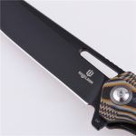 Shieldon Folding Pocket Knife Boa D2 Blade G10 Handle 9043G1