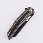 Shieldon Folding Pocket Knife Boa D2 Blade G10 Handle 9043G1