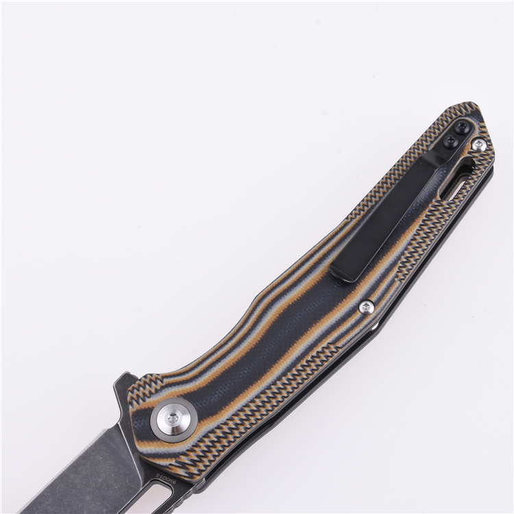 Shieldon Folding Pocket Knife Boa D2 Blade G10 Handle 9043G1-S