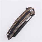 Shieldon Folding Pocket Knife Boa D2 Blade G10 Handle 9043G1-S