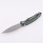 Coltello tascabile pieghevole Shieldon Bulbasaur Sandvik 14C28N Lama G10 Manico 9061G-N