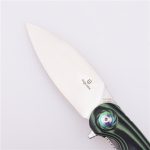 Coltello tascabile pieghevole Shieldon Bulbasaur Sandvik 14C28N Lama G10 Manico 9061G-N
