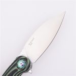 Coltello tascabile pieghevole Shieldon Bulbasaur Sandvik 14C28N Lama G10 Manico 9061G-N