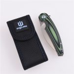 Coltello tascabile pieghevole Shieldon Bulbasaur Sandvik 14C28N Lama G10 Manico 9061G-N