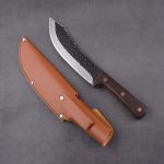 OEM Fixed Butcher Knife 3Cr13 Blade Wood Handle HH-0050