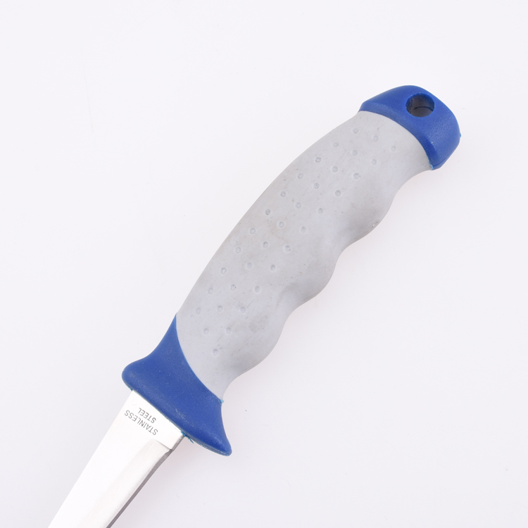 OEM Fixed Fishing Knife 3Cr13 Blade TPR +PP Handle ZY-FK180
