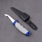 OEM Fixed Fishing Knife 3Cr13 Blade TPR +PP Handle ZY-FK180