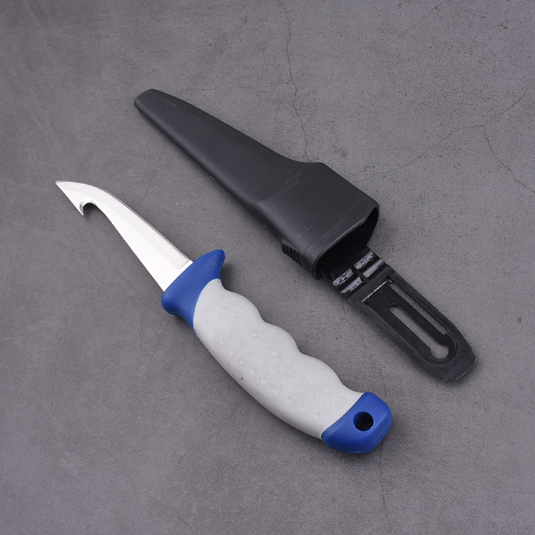 OEM Fixed Fishing Knife 3Cr13 Blade TPR +PP Handle ZY-FK180