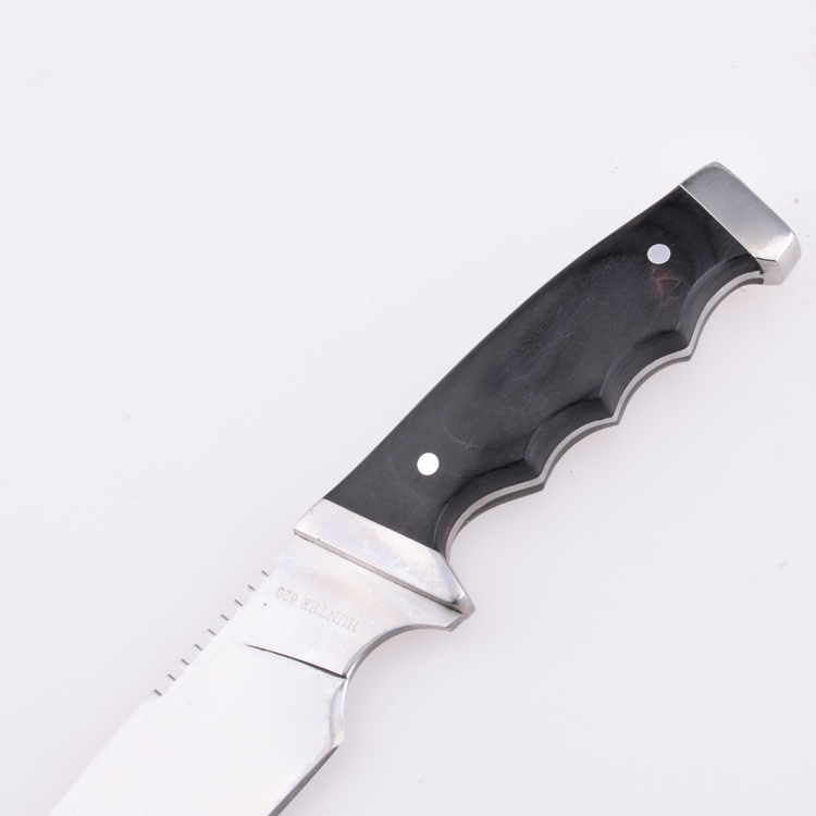 OEM Fixed Hunting Knife 3Cr13 Blade Color wood Handle JM-1028