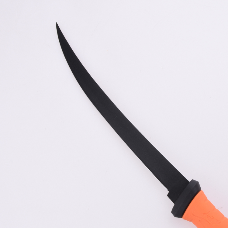 Cuchillo de pesca fijo OEM Hoja 3Cr13 PP + Mango TPR FX-FK009
