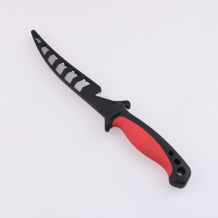 OEM Fixed Fishing Knife 3Cr13 Blade PP + TPR Handle FX-FK001