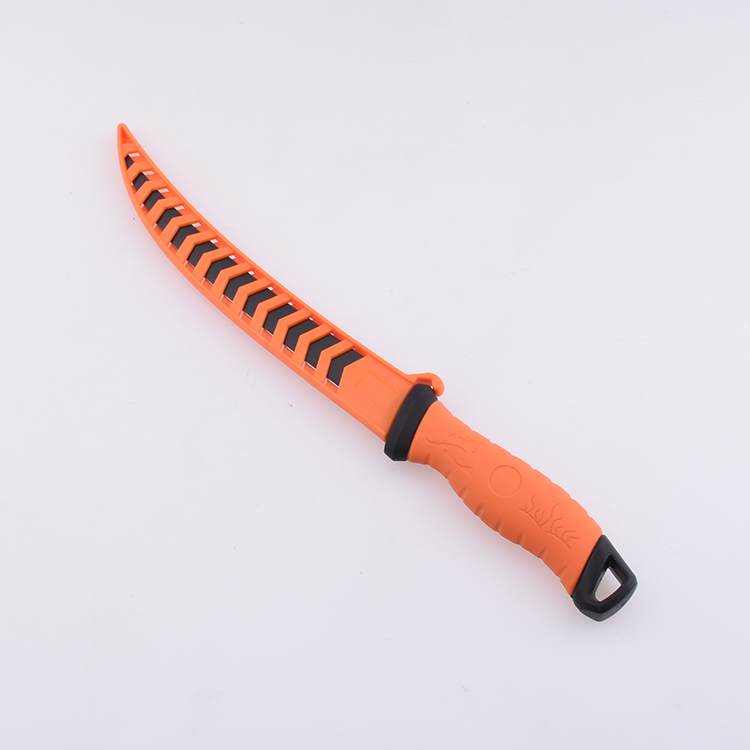 Cuchillo de pesca fijo OEM Hoja 3Cr13 PP + Mango TPR FX-FK009