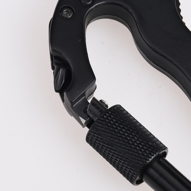 Carabiner liner lock key ring 6 in 1 functions JLD-20670 s05