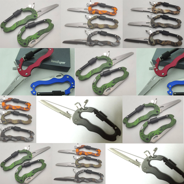 Carabiner liner lock key ring 6 in 1 functions JLD-20670 s09