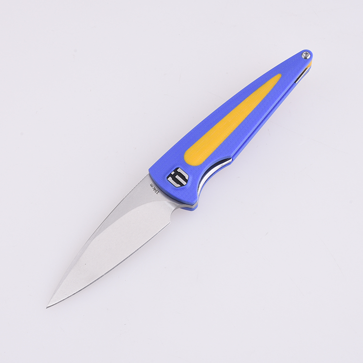 Shieldon EDC knife, MT01A Colibri, 154CM blade, G10 handle, nested liner lock, Max Tkachuk (Ukraine) design
