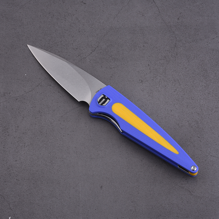 Shieldon EDC knife, MT01A Colibri, 154CM blade, G10 handle, nested liner lock, Max Tkachuk (Ukraine) design