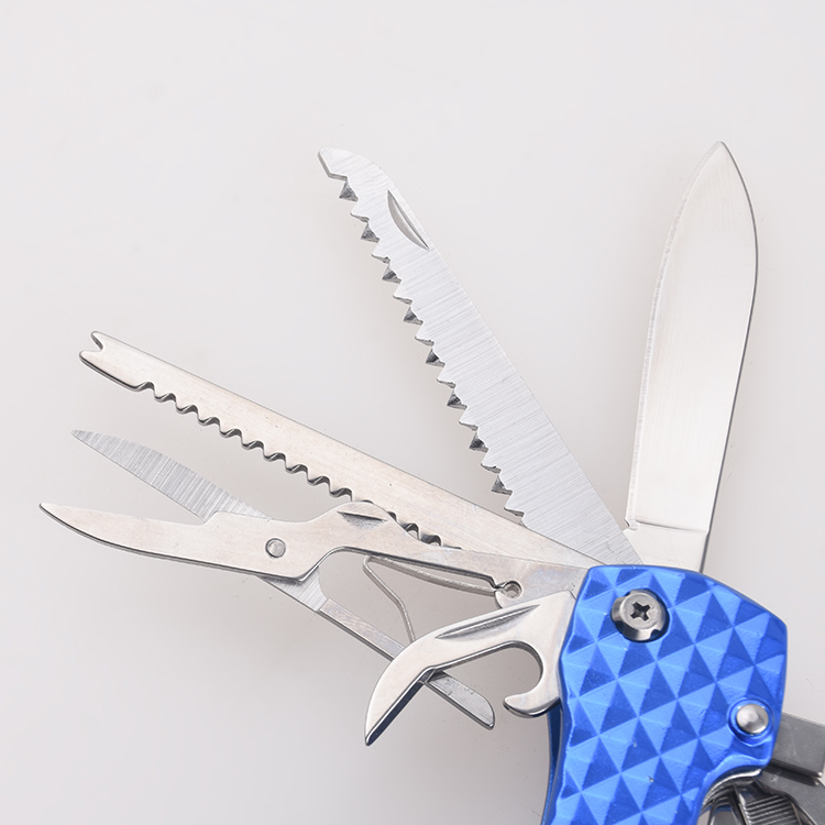 Taschenmesser HF-KH5011KD 15 in 1 Zweck Aluminium bunt S04